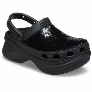 NWT Crocs Bae Sequin Clogs *HOT SELLER*